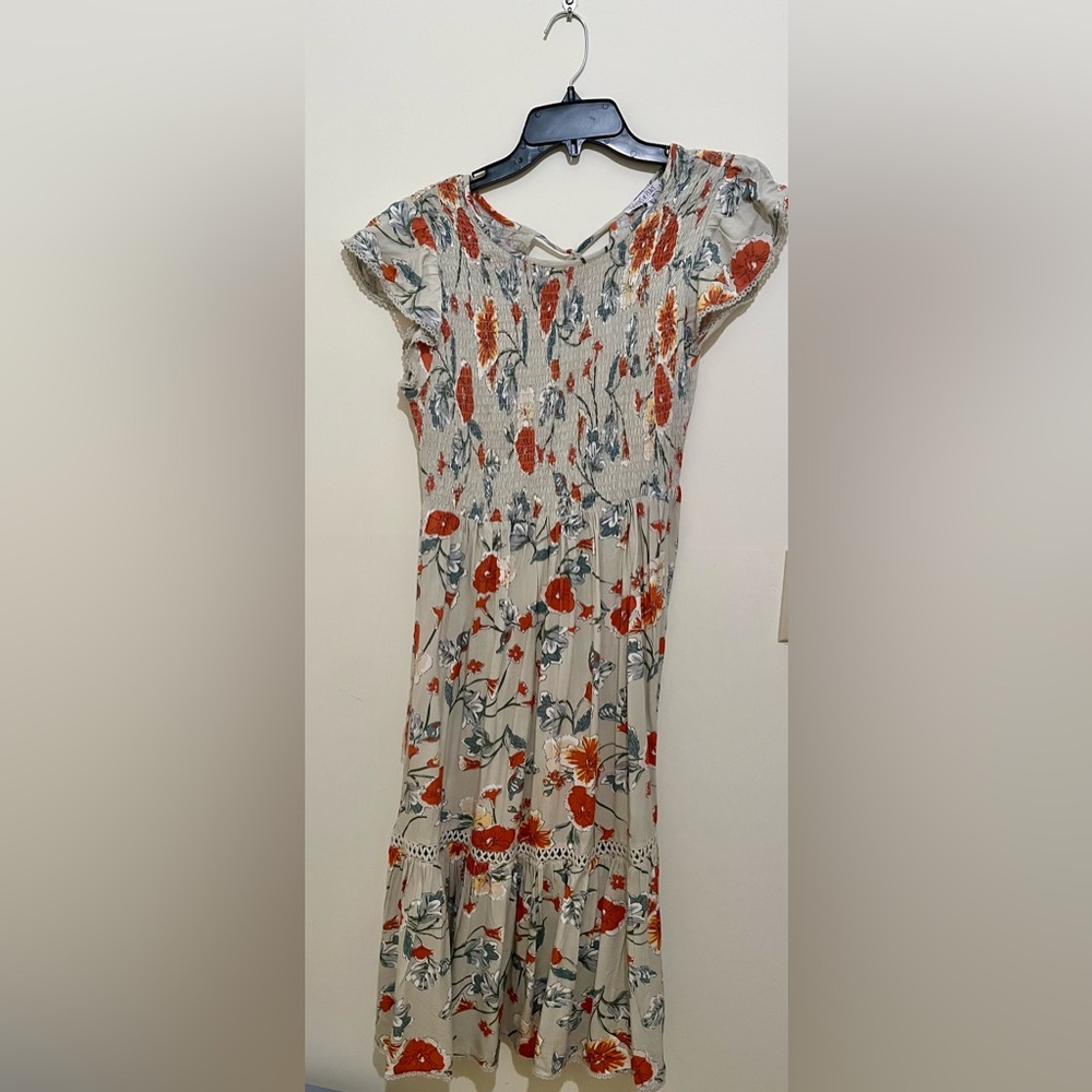 Floral Smocked Dress